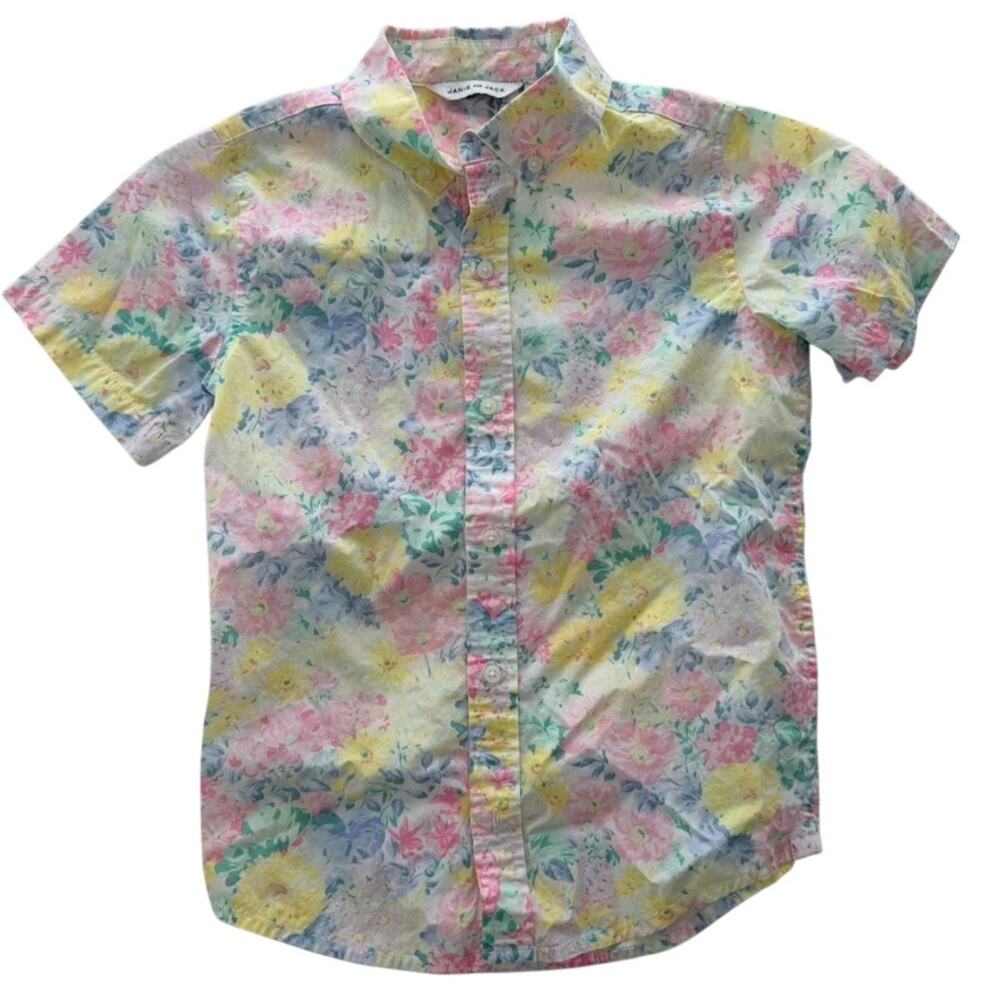 Janie & Jack Boys 4pc Size 7/8 Shirts White Pants Summer Beach Casual - Picture 8 of 11